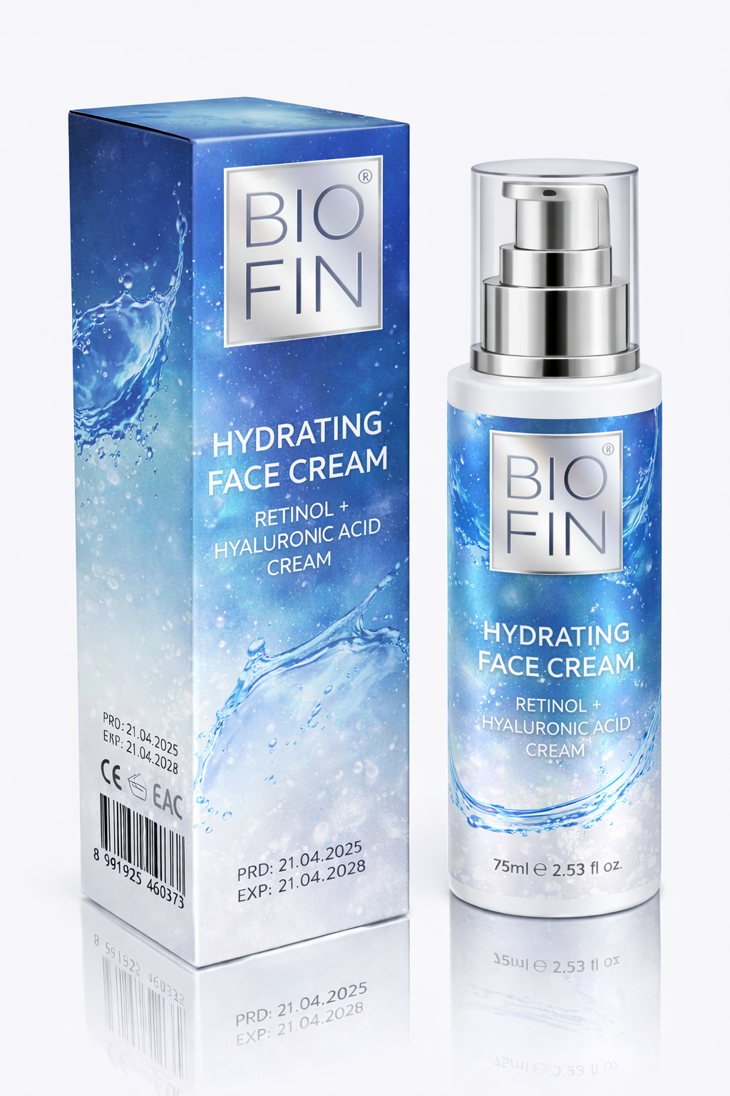 BIOFIN Retinol + Hyaluronic Acid Cream — Renewal, Hydration, Smooth Anti-Aging Care BIOFIN Retinol + Hyaluronic Acid Cream — Renewal, Hydration, Smooth Anti-Aging Care