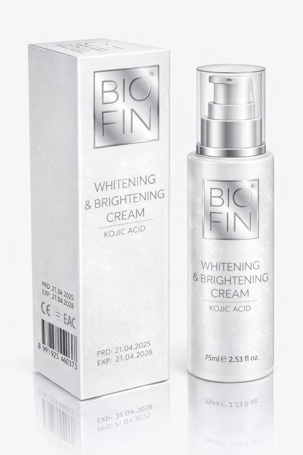 BIOFIN Whitening & Brightening Kojic Acid Cream — Tone Balance, Radiance, Professional Dermocosmetic Brightening Care BIOFIN Whitening & Brightening Kojic Acid Cream — Tone Balance, Radiance, Professional Dermocosmetic Brightening Care
