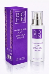 BIOFIN Hyaluronic Acid + Ceramide Cream — Deep Hydration, Barrier Repair, Professional Dermocosmetic Moisturizer