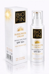 BIOFIN Sunscreen Cream SPF 50+ — Broad Spectrum, High Protection, Daily Dermocosmetic Care